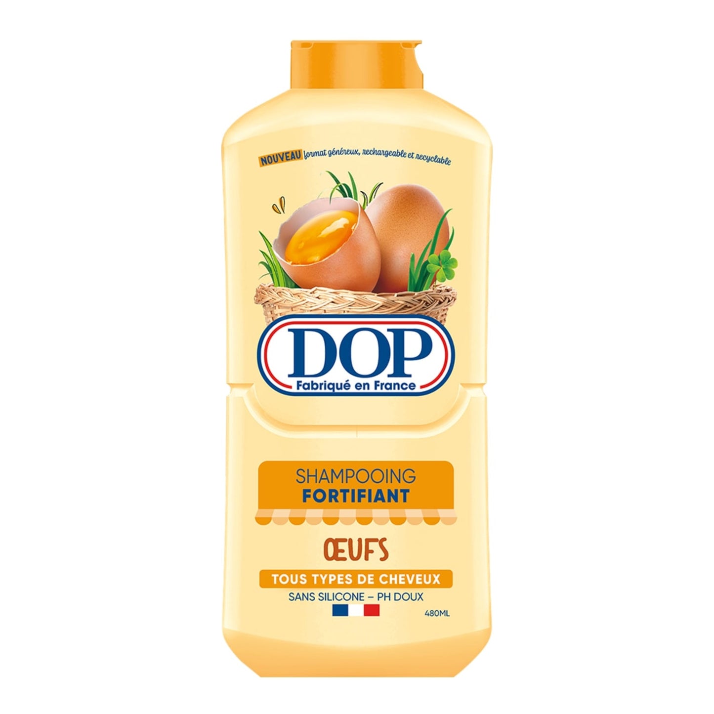Shampoing Fortifiant pour Tous Types De Cheveux Oeufs DOP 
