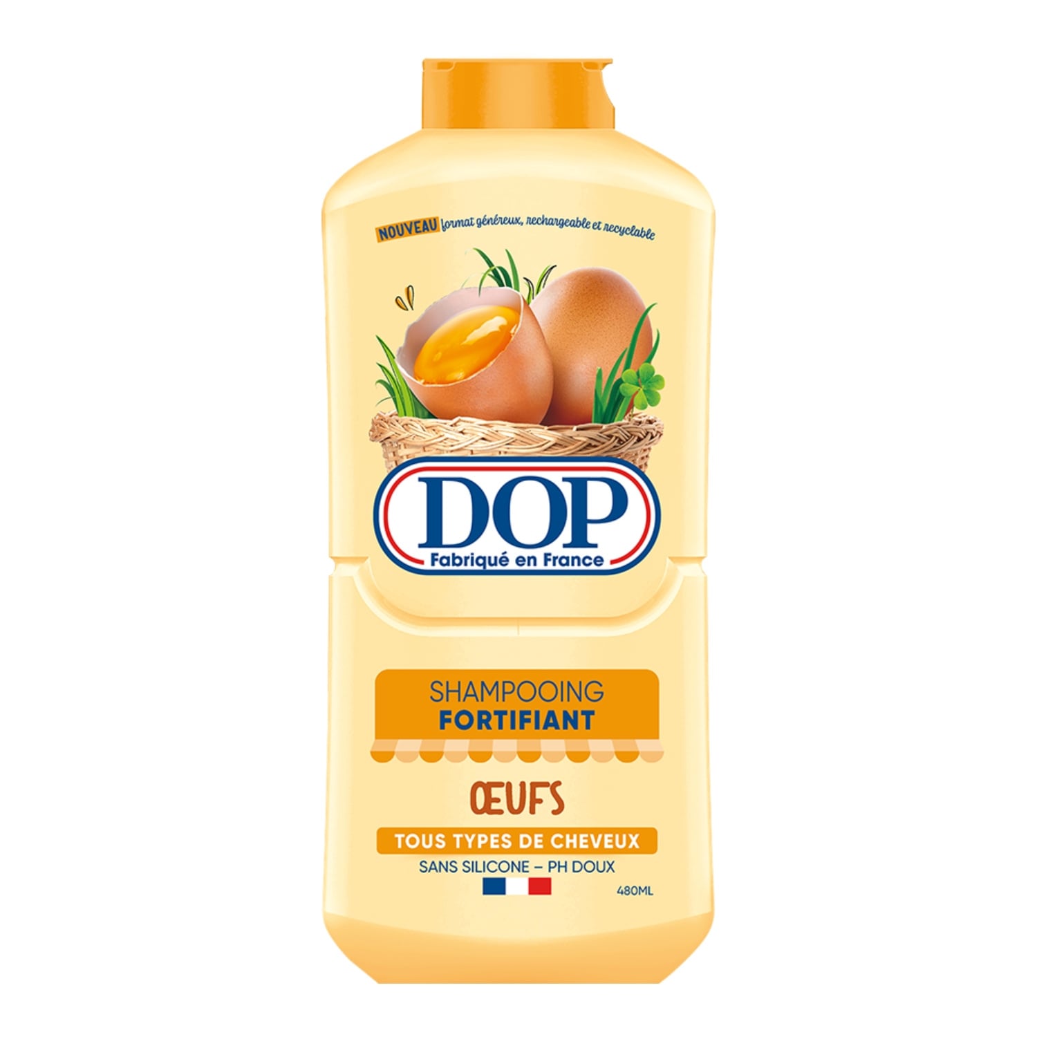 Shampoing Fortifiant pour Tous Types De Cheveux Oeufs DOP 