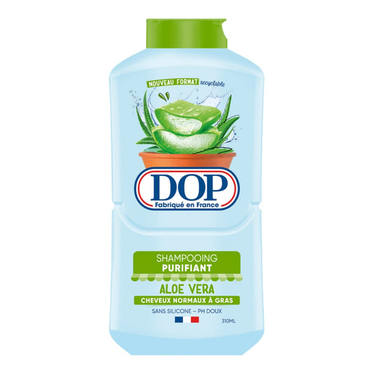Shampoing Purifiant pour Cheveux normaux à gras Aloé Vera, sans silicone pH Doux DOP 