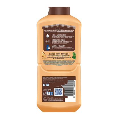 Shampoing 2en1 Très nourrissant pour Cheveux secs à très secs Huile D Argan DOP 