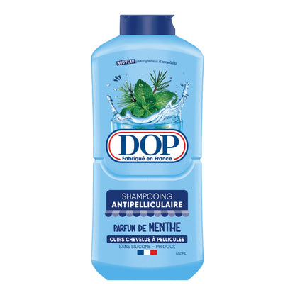 Shampoing Antipelliculaire pour Cheveux à pellicules Menthe Sans silicone pH Doux DOP 