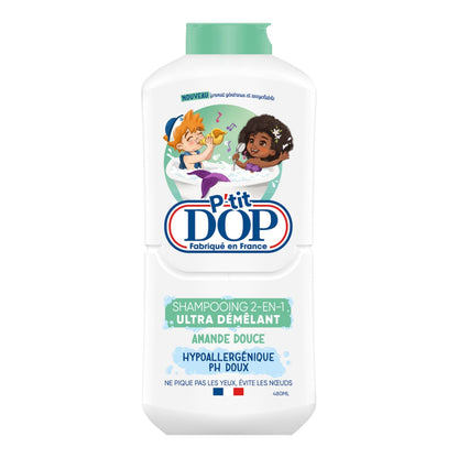 Shampoing 2en1 Ultra Démêlant pour Enfant Amande douce DOP 