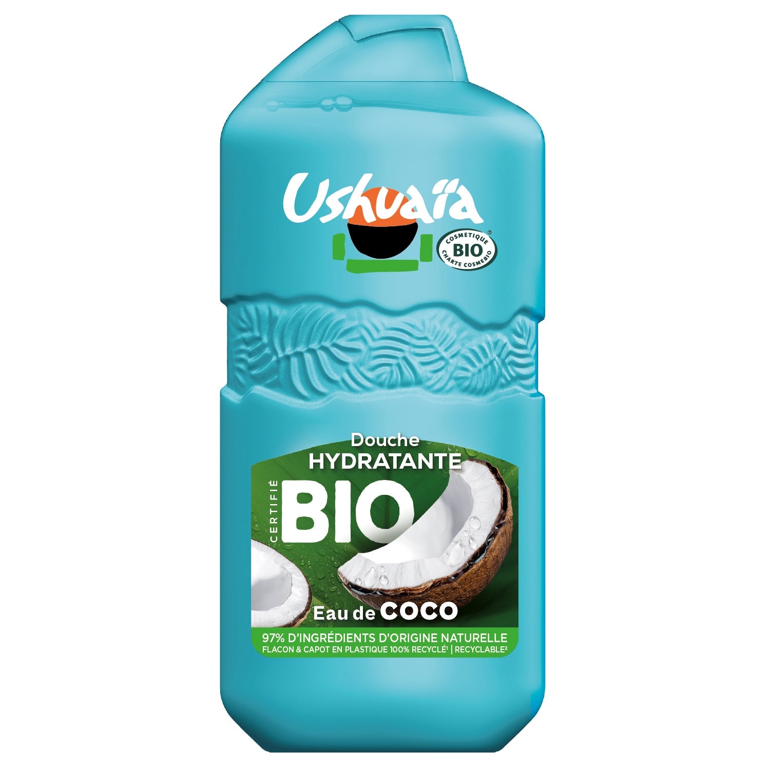 Crème de Douche Nourrissante Lait de Coco de Polynésie Anti-Dessèchement Ingrédient D'origine Naturelle USHUAIA 