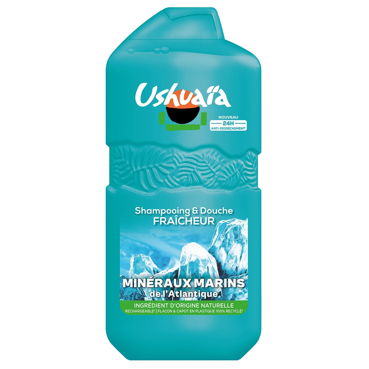 Shampoing et gel douche Fraîcheur Minéraux Marins de l'Atlantique USHUAIA 
