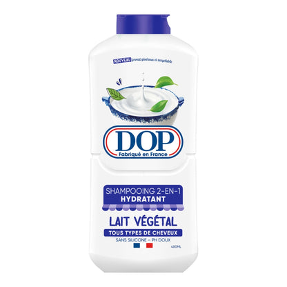 Shampoing Hydratant 2en1 pour Tous Types de Cheveux Lait Végétal DOP 