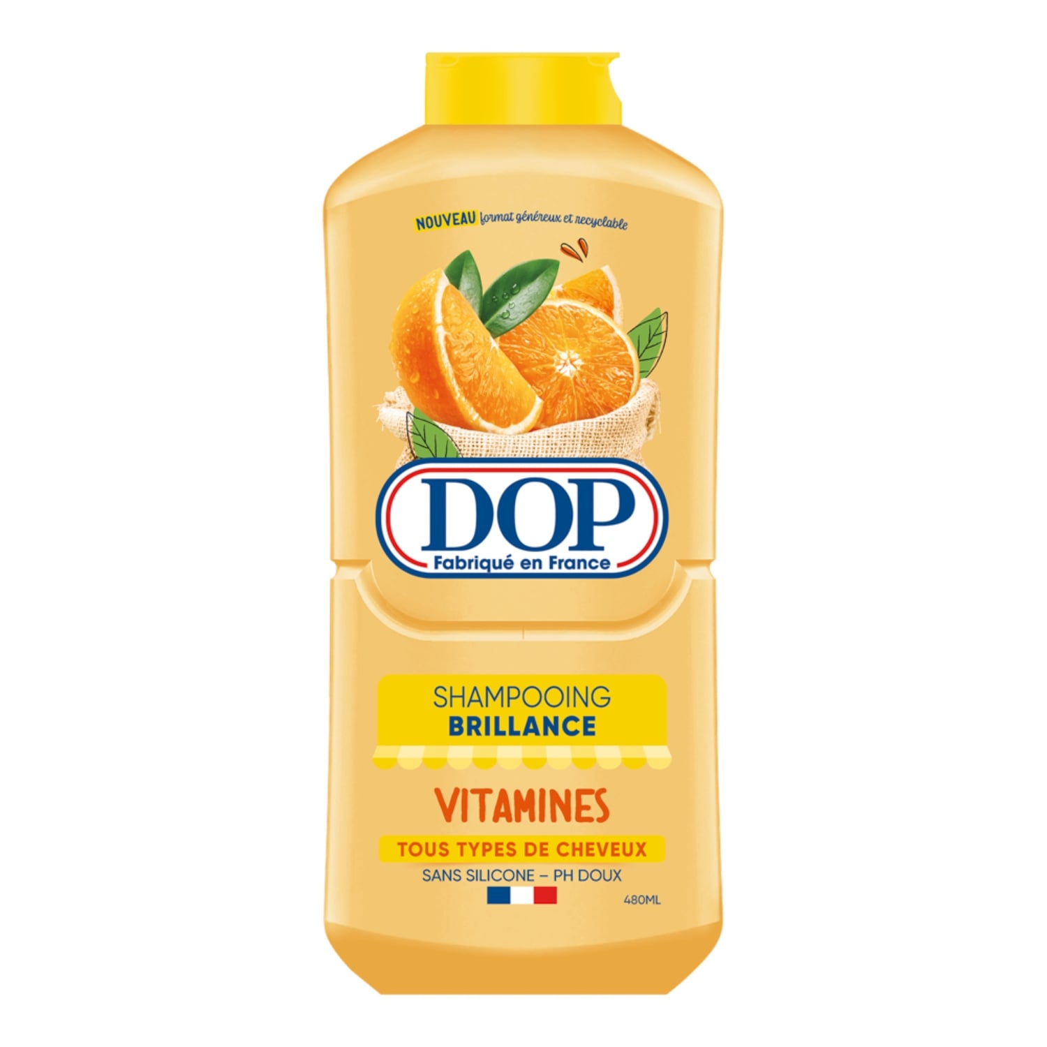 Shampoing Brillance Vitamines pour Tous Types de Cheveux DOP 