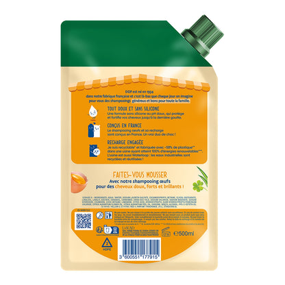 Shampoing Fortifiant pour Tous Types De Cheveux Oeufs DOP 