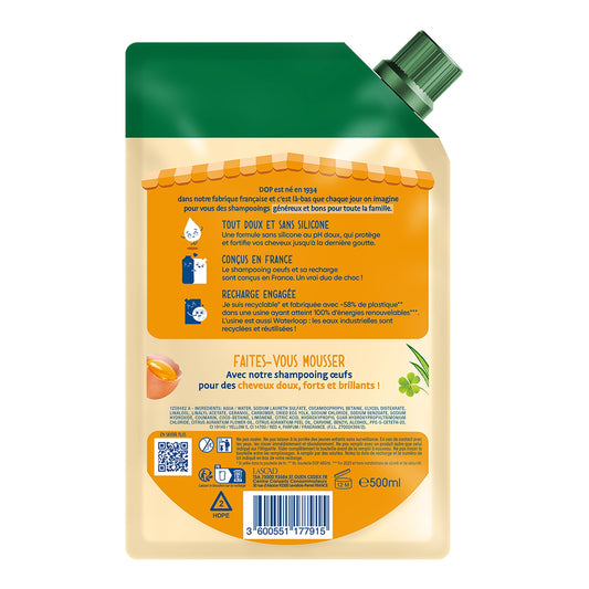 Shampoing Fortifiant pour Tous Types De Cheveux Oeufs DOP 