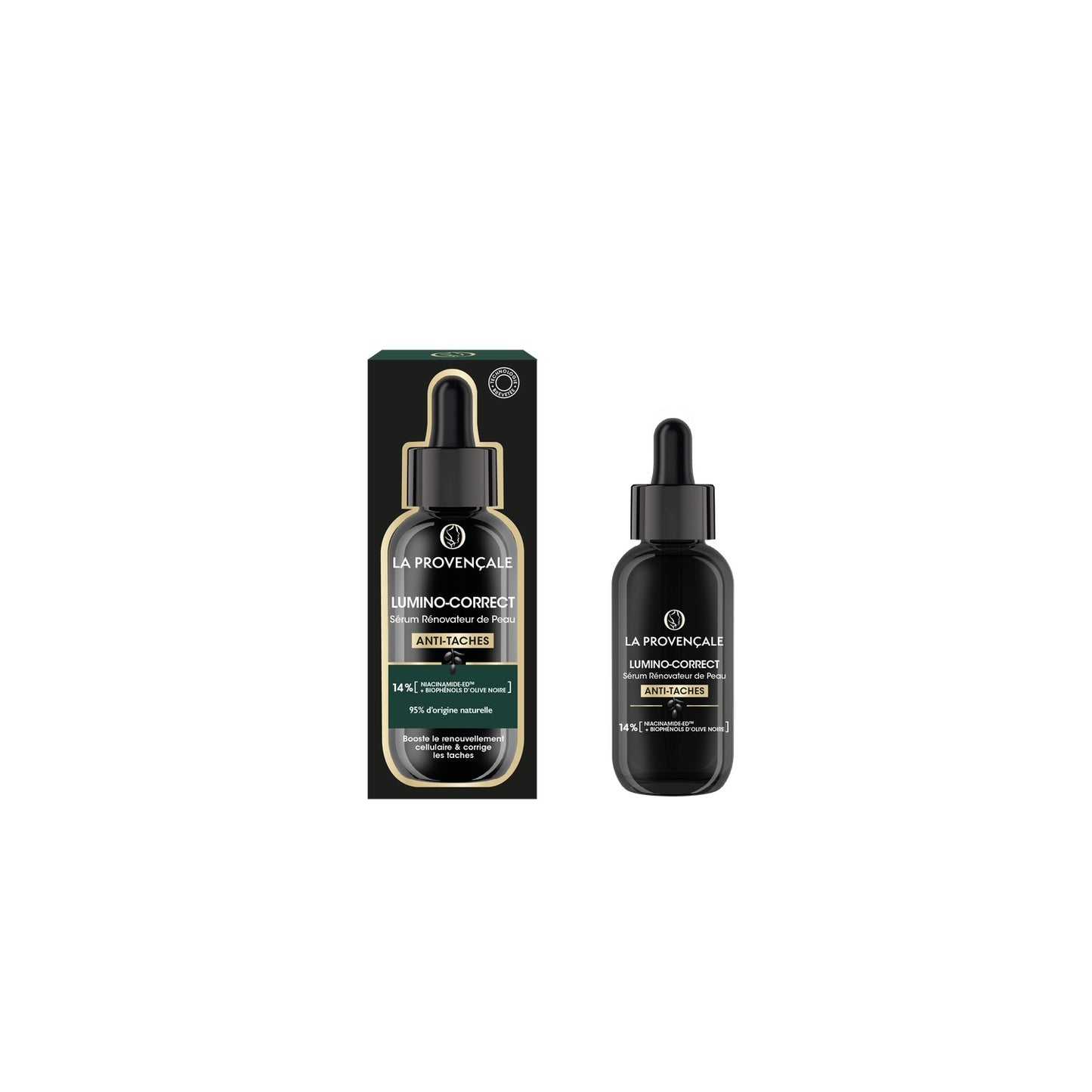 Sérum Lumino-correct Rénovateur de Peau Anti-âches Bio LA PROVENCALE 