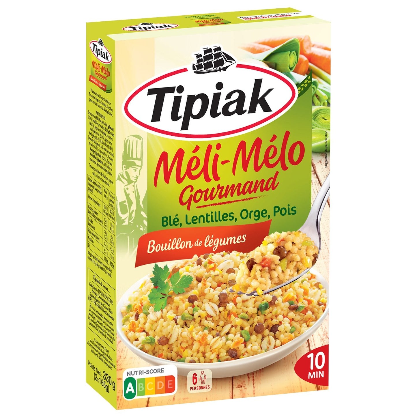 Wheat and Dried Vegetables Meli-Melo TIPIAK