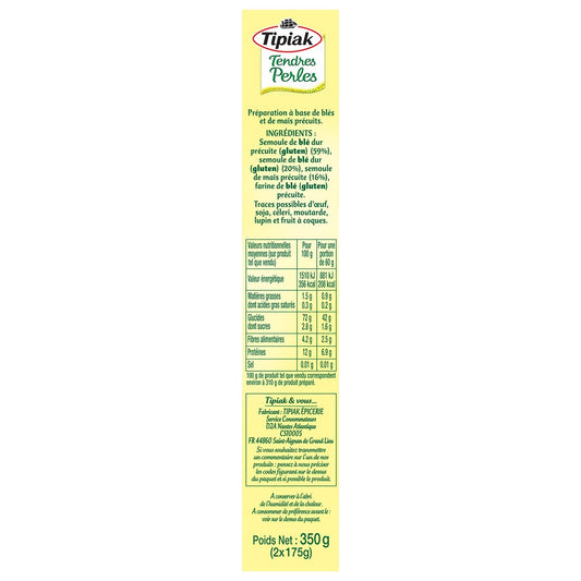 TIPIAK Soft Wheat Pearls