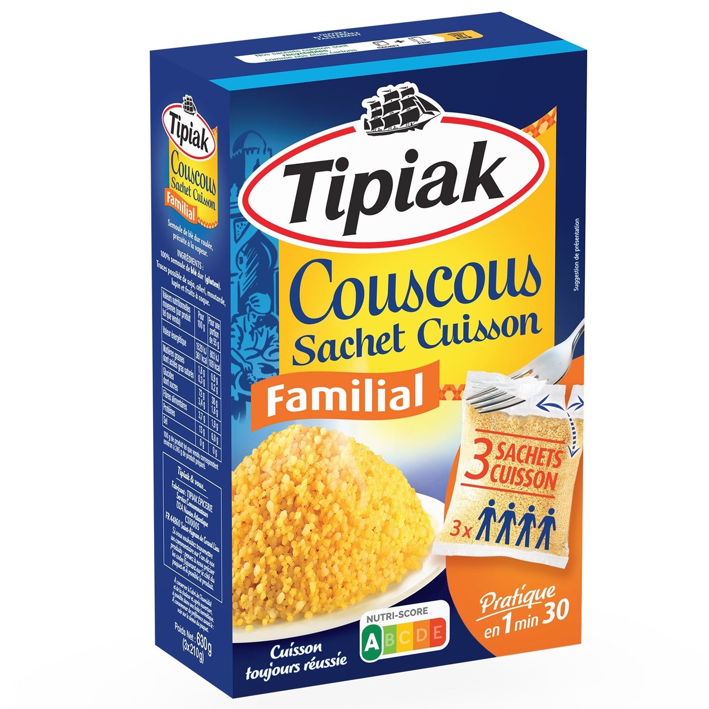 Couscous Sachet Cuisson TIPIAK