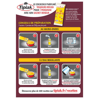 TIPIAK Flavored Couscous