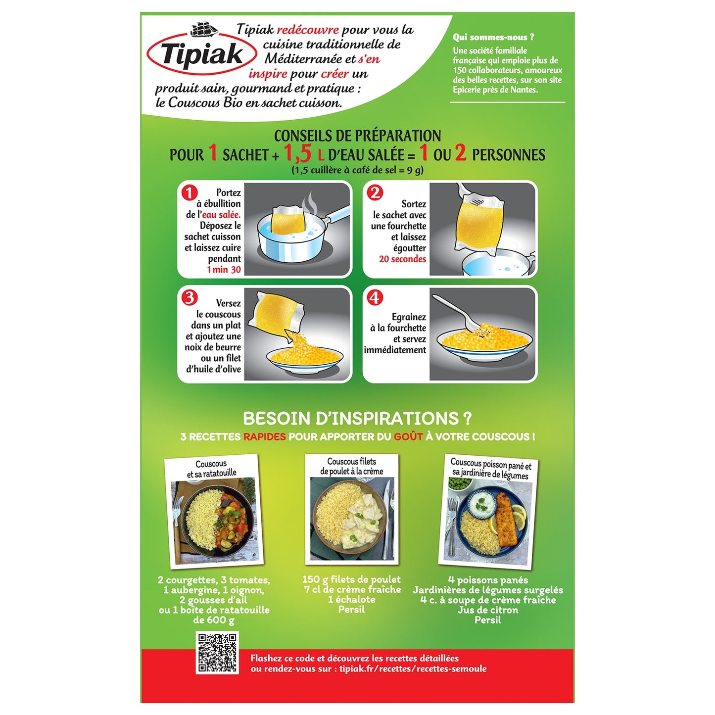 TIPIAK Bio Couscous