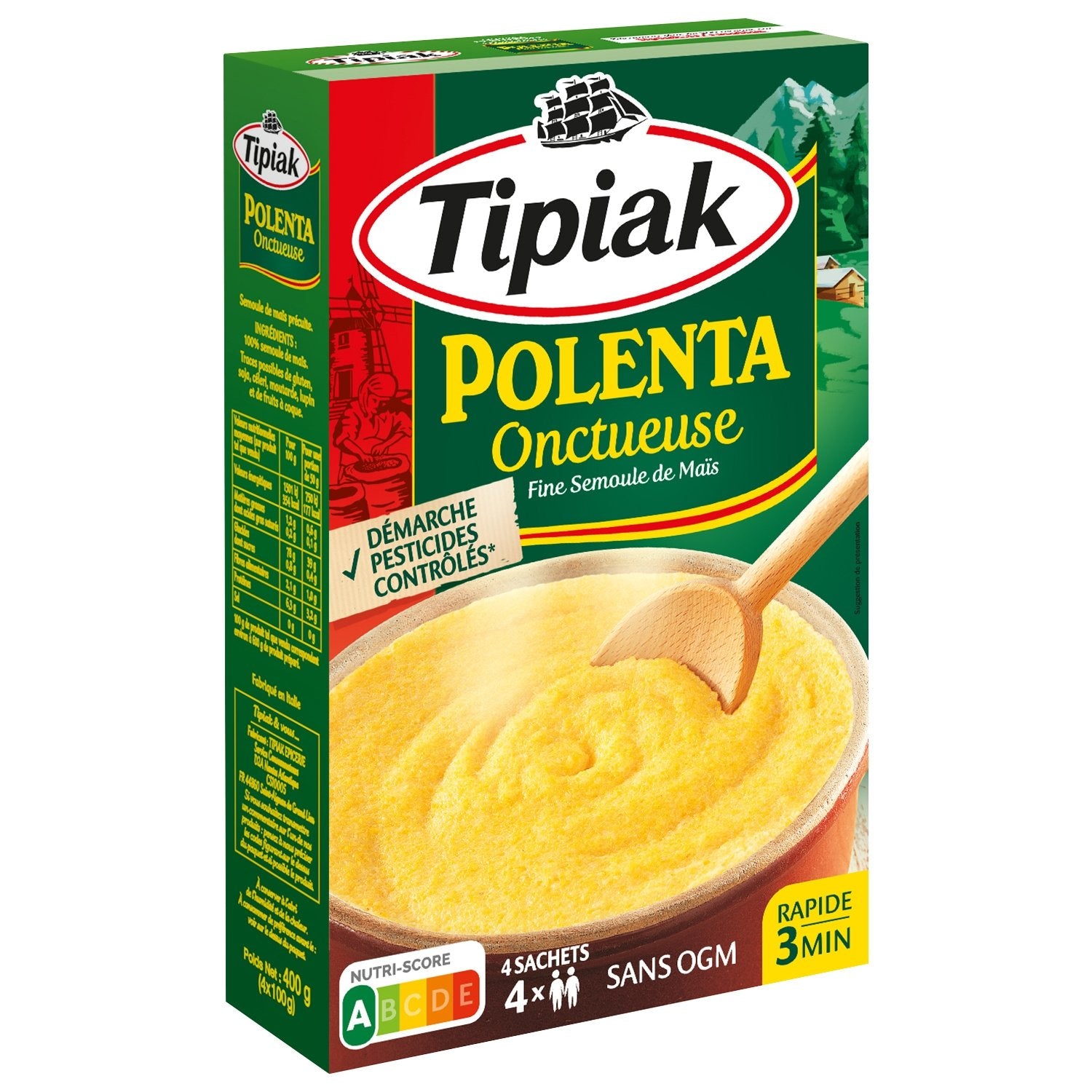 Polenta Onctueuse TIPIAK la boite de 400g