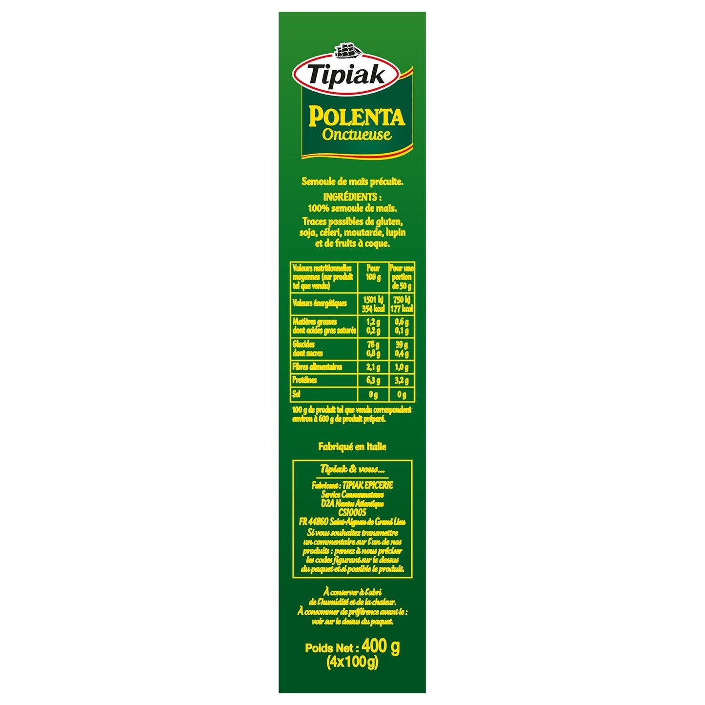 Polenta Onctueuse TIPIAK