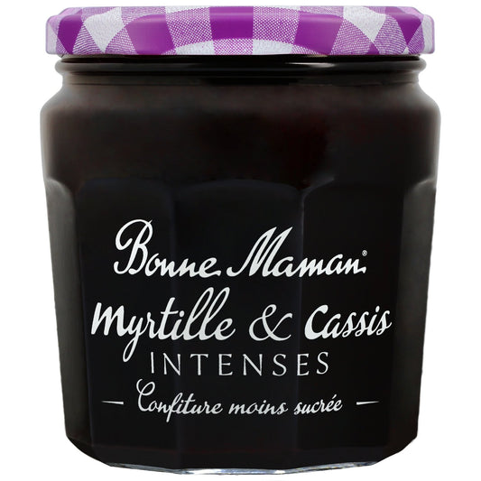 Confiture Myrtille Cassis Intense BONNE MAMAN le pot de 335g