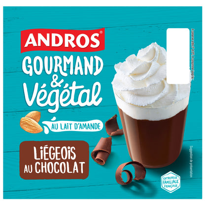 ANDROS Mandelmilchschokolade Lütticher Gemüsedessert