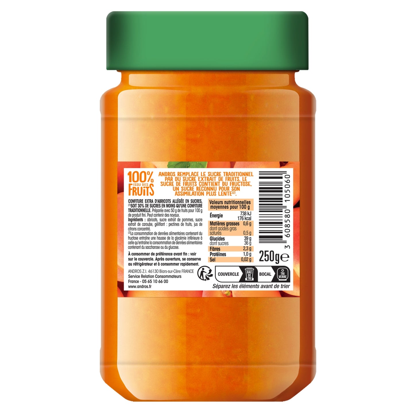 ANDROS Aprikosenmarmelade
