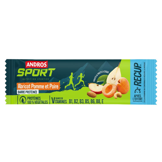 Barre Dietetique Sport Pomme Abricot Poire ANDROS
