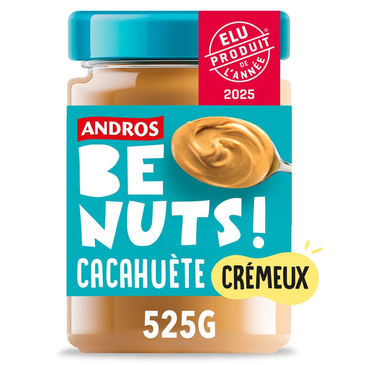 Beurre de Cacahuètes Crémeux ANDROS BE NUTS 