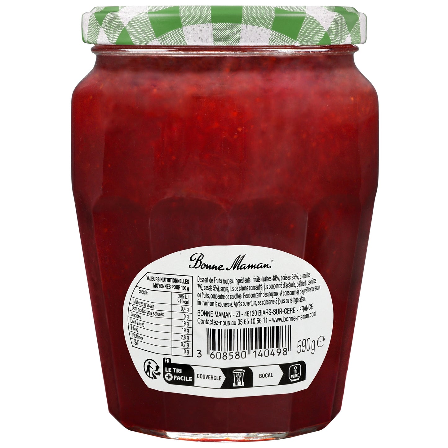 Compotée Fruits Rouges BONNE MAMAN 