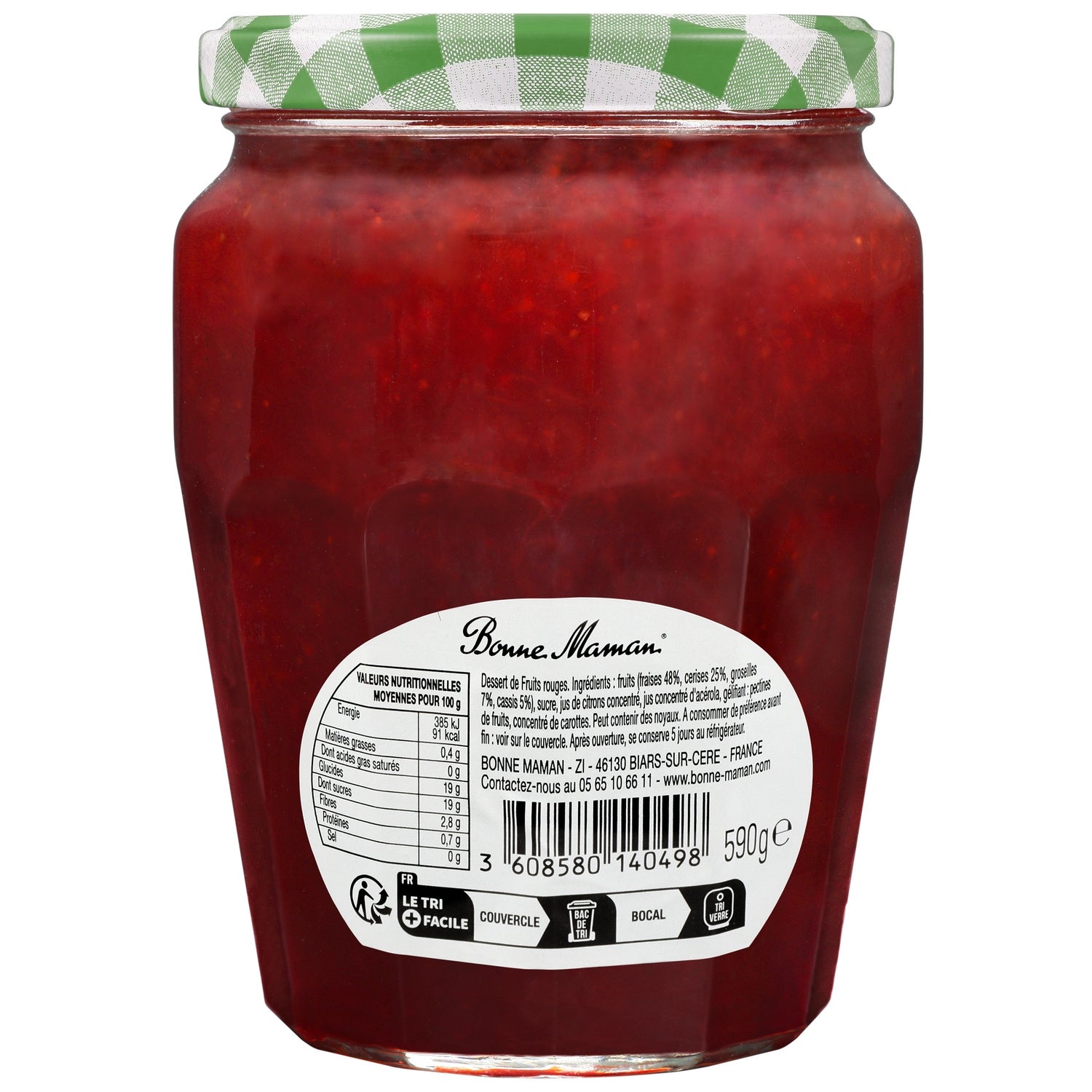 Compotée Fruits Rouges BONNE MAMAN 