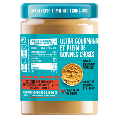 Pâte à Tartiner Cacahuète Croquant ANDROS BE NUTS 