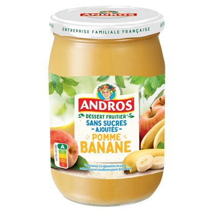 Compote Pomme Banane ANDROS 