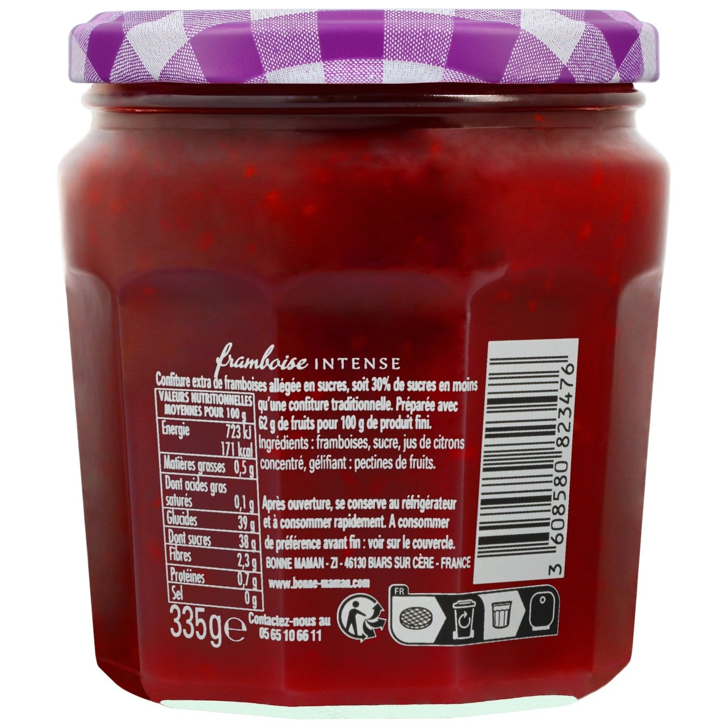 BONNE MAMAN Intensive Himbeermarmelade