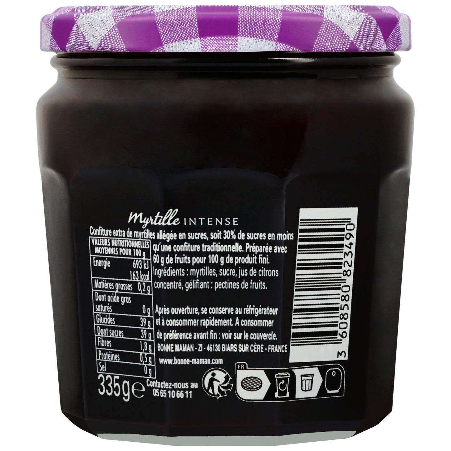 BONNE MAMAN Intensive Blaubeermarmelade
