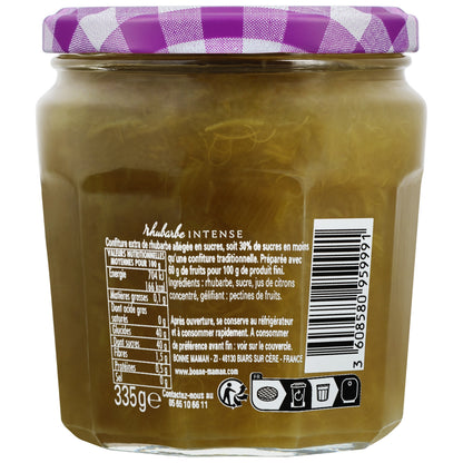 Confiture Rhubarbe Intense BONNE MAMAN