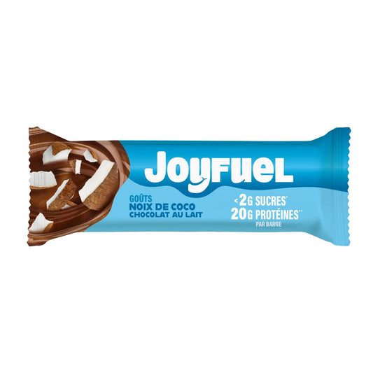 Barres Chocolatées Lait Noix de Coco Protéinée JOYFUEL la barre de 55g