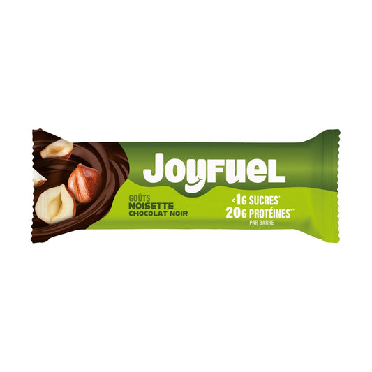Barres Chocolatées Noir Noisette Protéinée JOYFUEL la barre de 55g