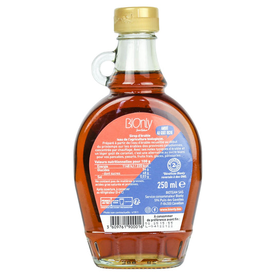Sirop d'Érable Bio BIONLY
