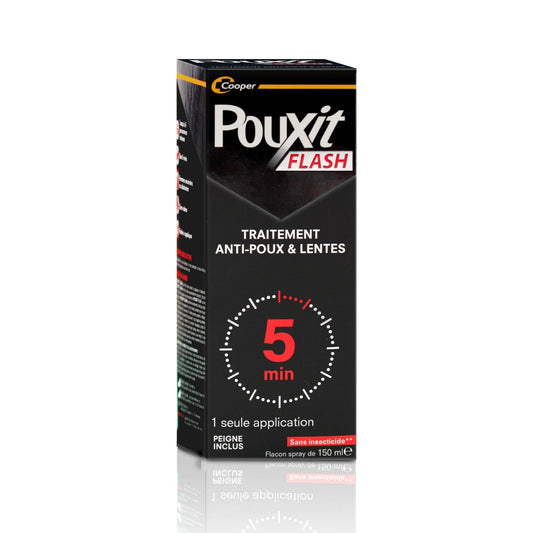 Soin Cheveux Traitement Anti-Poux Peigne Inclus POUXIT le flacon de 150mL