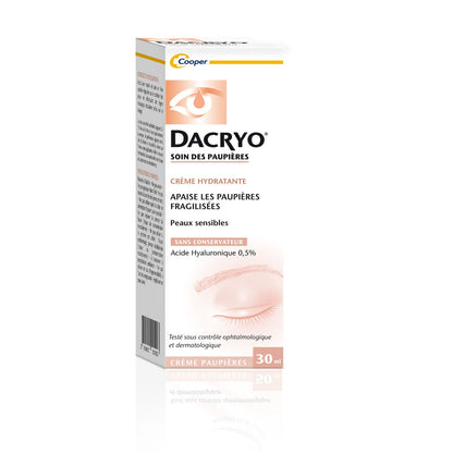 DACRYO Fragile Eyelid Cream Moisturizing and Soothing Care for Sensitive Skin