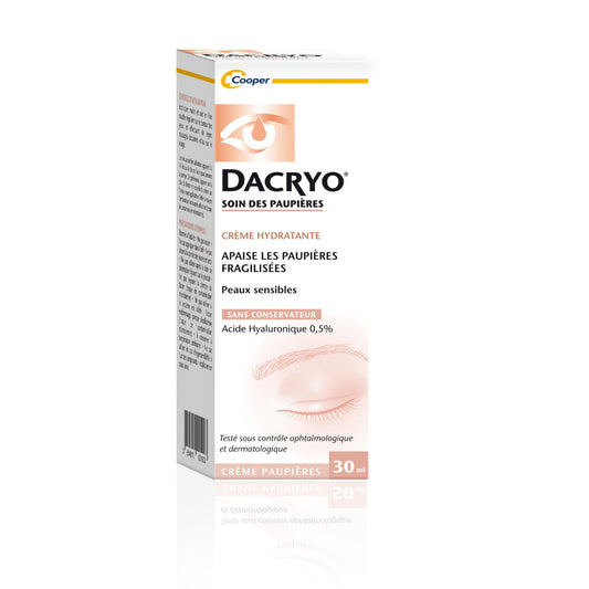 DACRYO Fragile Eyelid Cream Moisturizing and Soothing Care for Sensitive Skin