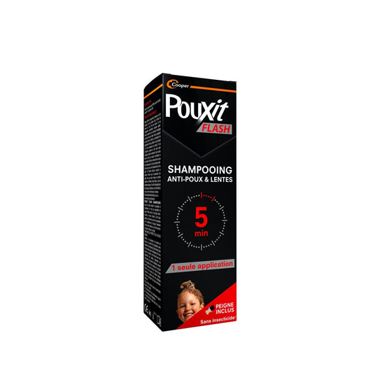 Shampoing Anti-Poux et Lentes avec Peigne POUXIT le flacon de 100mL