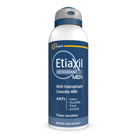 Déodorant Homme Anti-Transpirant Contrôle 48h ETIAXIL le déodorant de 150mL