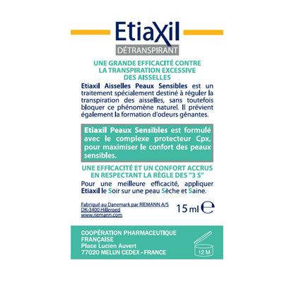 ETIAXIL Achsel-Deodorant und Transpirant für empfindliche Haut