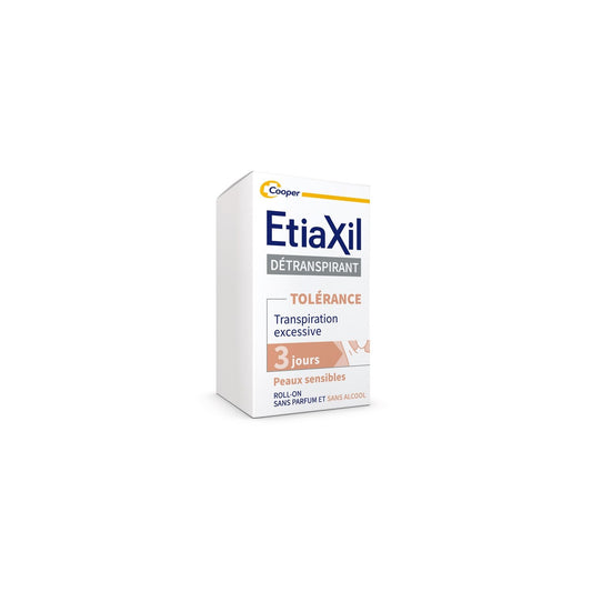 Traitement Détranspirant Aisselles Confort Peau Sensible ETIAXIL le roll-on de 14mL