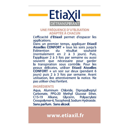 ETIAXIL Comfort Achsel-Antitranspirant-Behandlung für empfindliche Haut