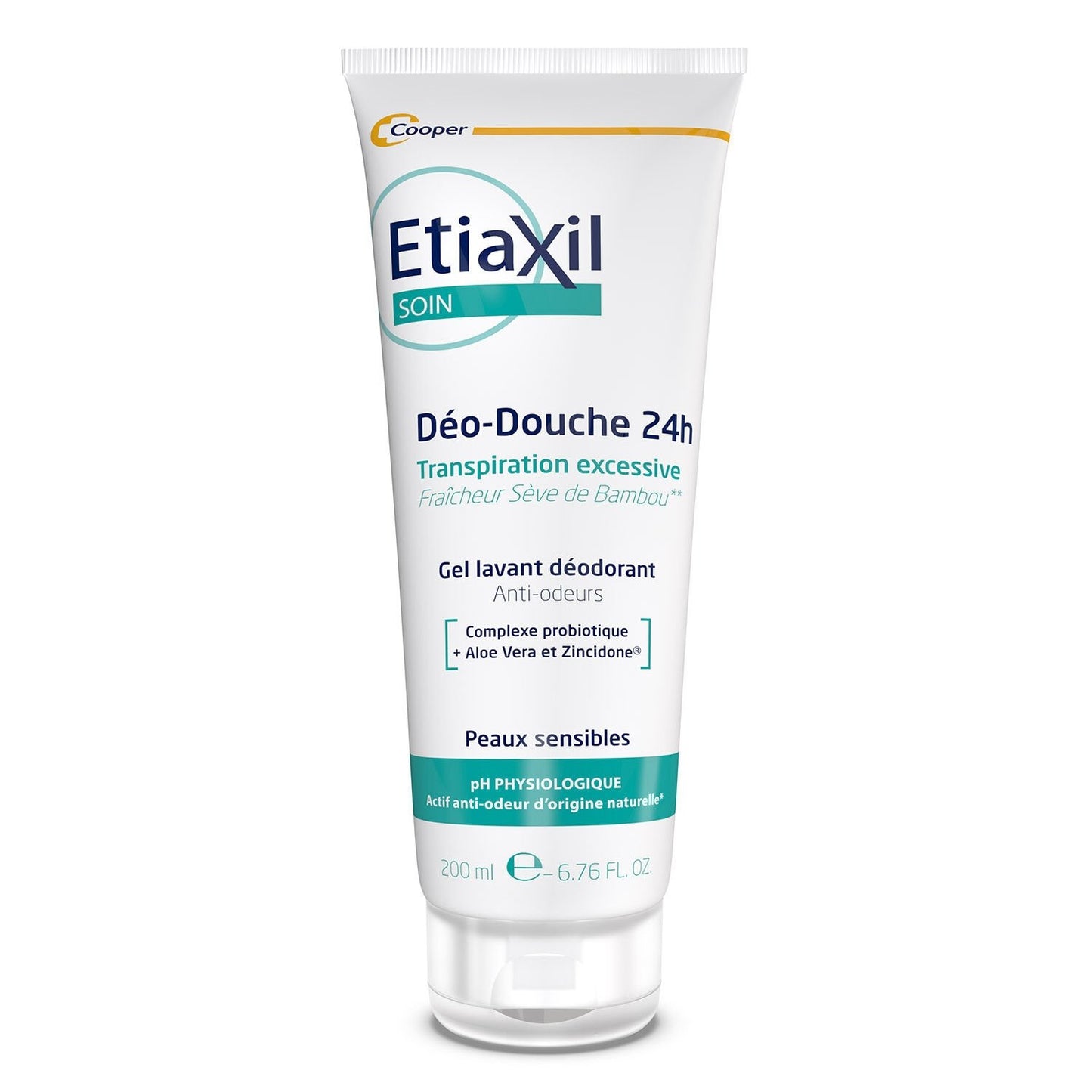 Shower Gel Body Deodorant Anti-Perspirant Anti-Odor Freshness Bamboo Sap ETIAXIL