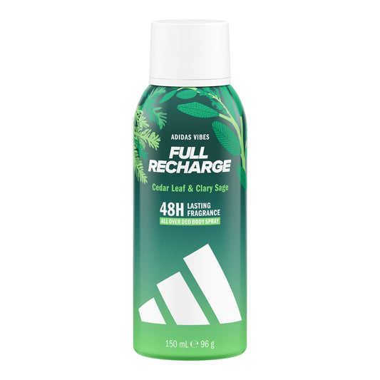 Déodorant spray Full Recharge Cedar Leaf & Clary Sage 48h ADIDAS 