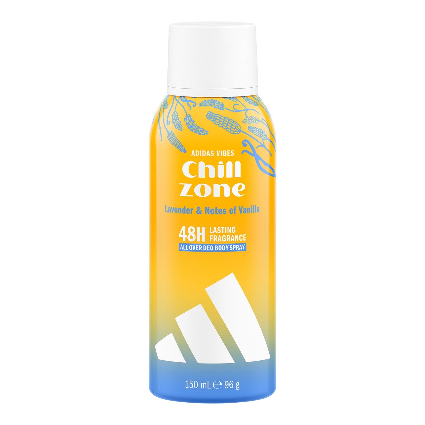 Déodorant spray homme Chill Zone Lavande et vanille 48h ADIDAS 