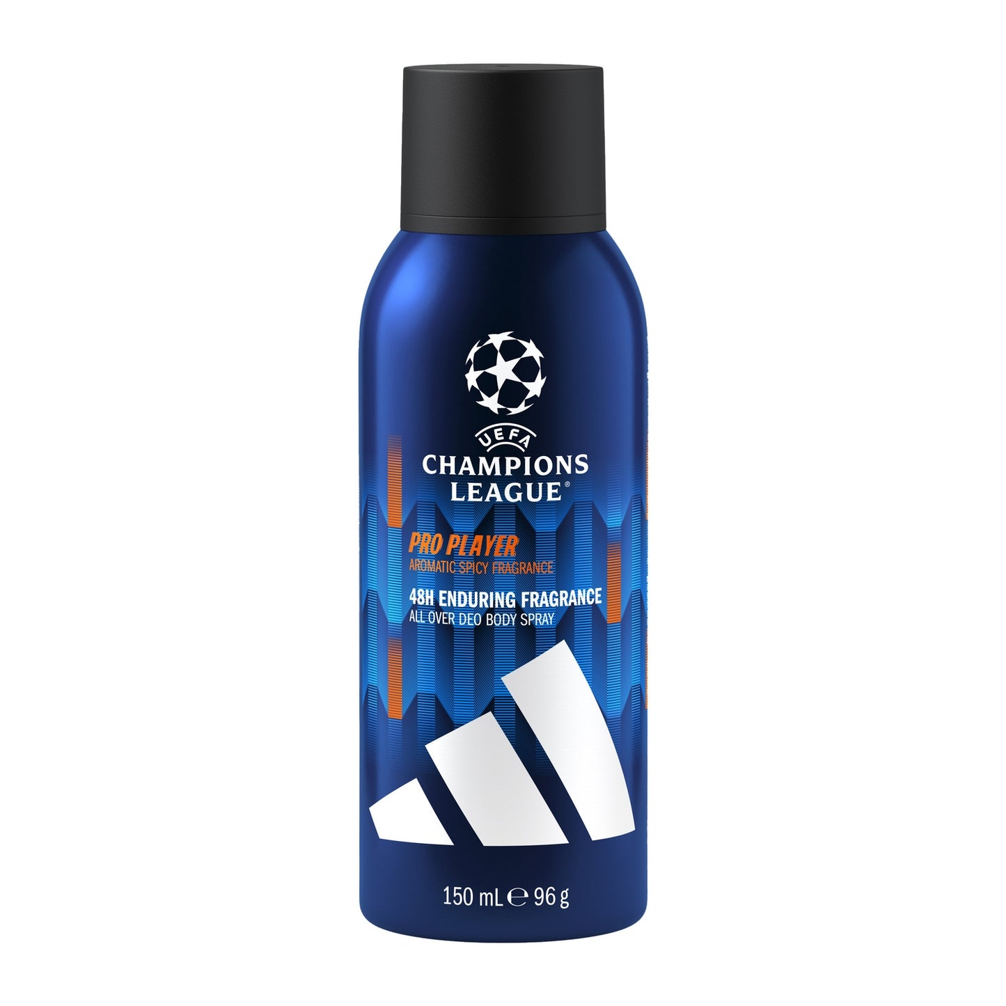 Déodorant homme Pro Player UEFA Champions League 48h protection longue durée vegan peaux sensibles parfum épicé aromatique ADIDAS 