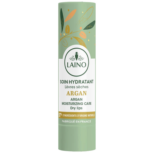Baume à Lèvres Sèches et Abîmées Hydratant Argan Bio LAINO le soin à lève