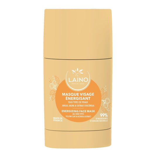 Masque Visage Femme Tous Types de Peaux Éclat Purifiant Energisant LAINO le pot de 65g