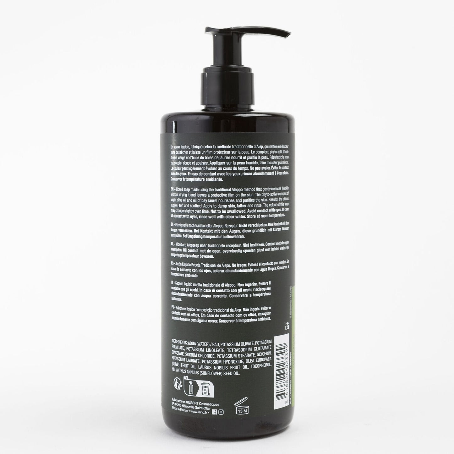 Hand Soap Traditional Recipe from Aleppo Purifies and Respects LAINO